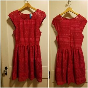 Beautiful Red Lace Dress