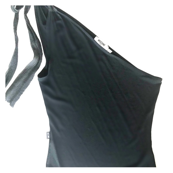 SOLD:Moschino One Shoulder Top - Picture 1 of 3