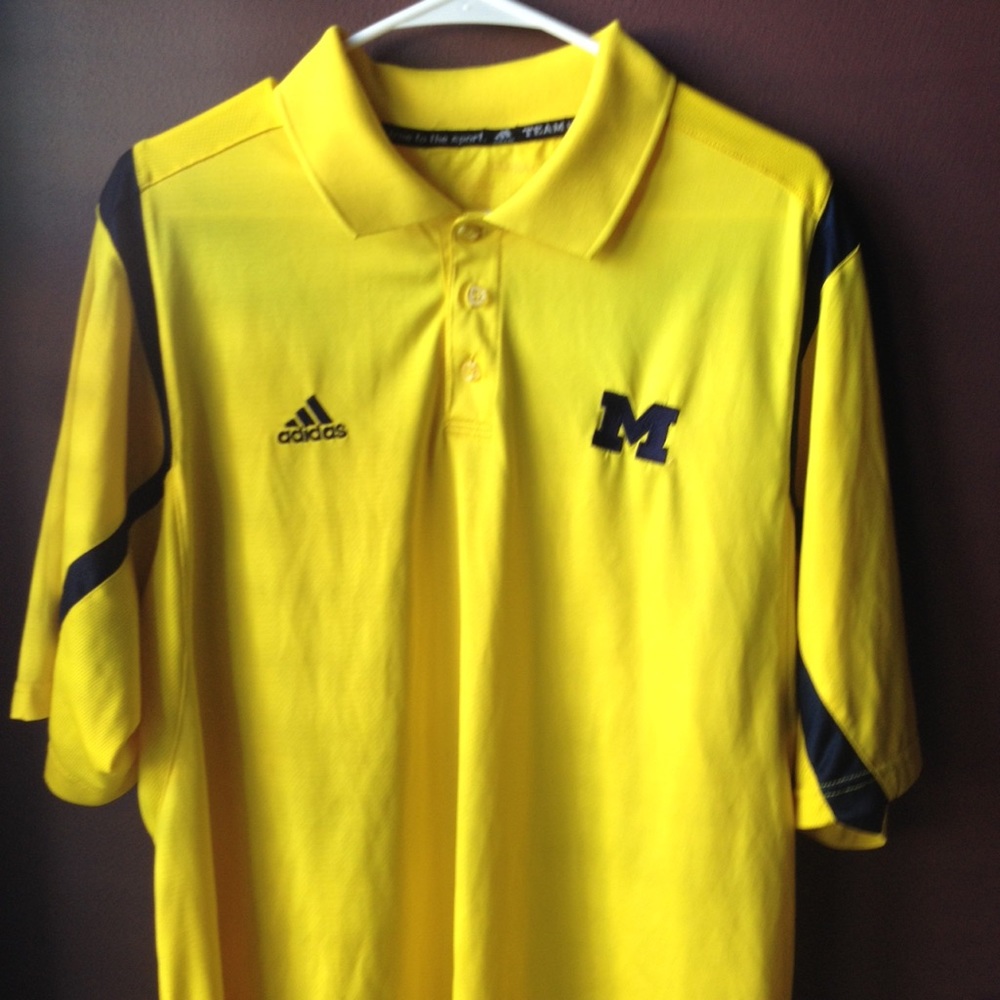 Michigan adidas polo