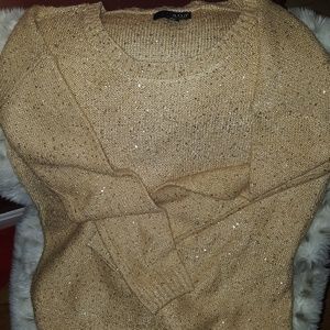 Shimmery  gold A.N.A sweater
