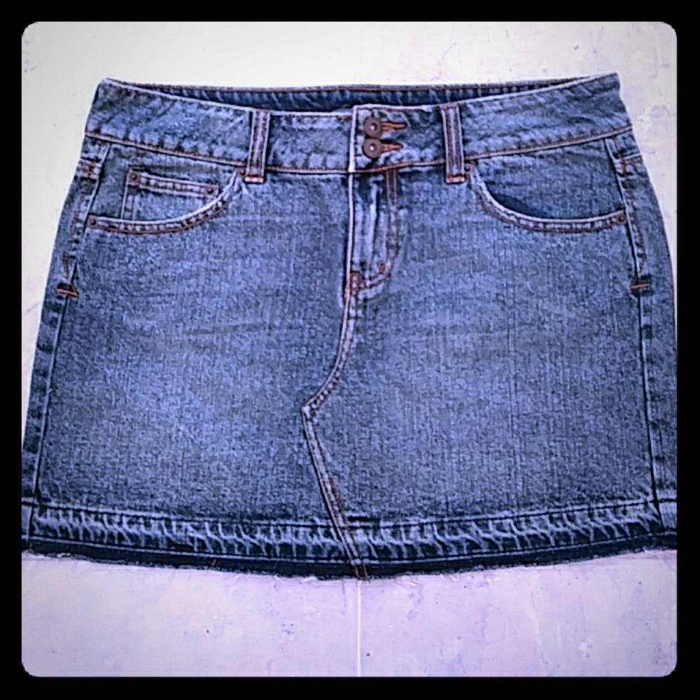 NWT Stretch Denim Mini Skirt