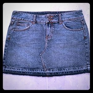 NWT Stretch Denim Mini Skirt