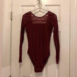Size Small Hollister Lace Bodysuit