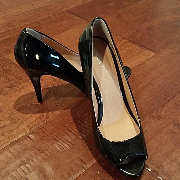 Aldo Shoes - Aldo black patent genuine leather heals.