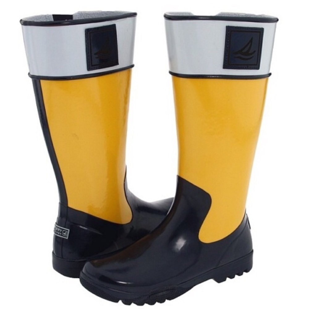 Like-new Sperry Top-Sider Pelican Rain Boot,  sz 6