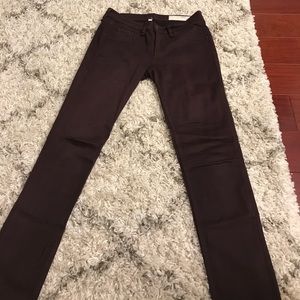 Rag and bone mulberry color jeans