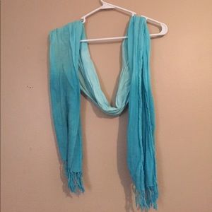 Blue scarf