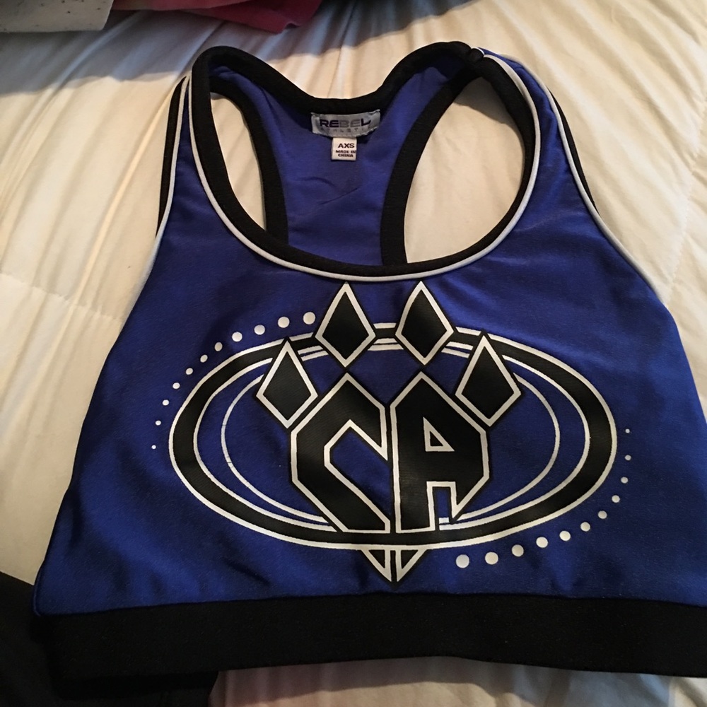 Cheer athletics sports bra