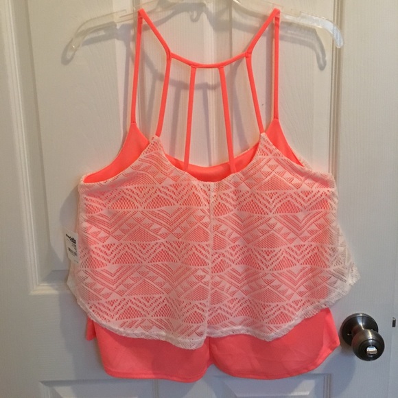 🔥Donating Soon🔥Charlotte Russe Peach Aztec Tank - Picture 2 of 2