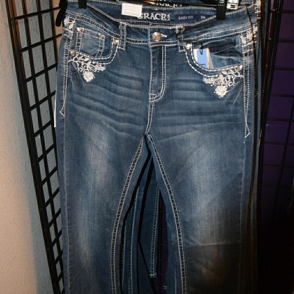 Embroidered Jeans