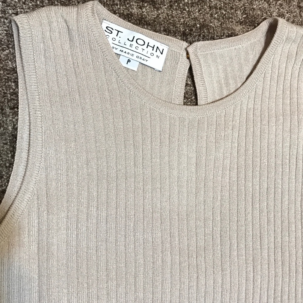 St. John ribbed knit tank