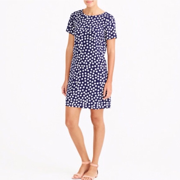 J. Crew Factory Dresses & Skirts - J. Crew polka dot Gallery shift dress