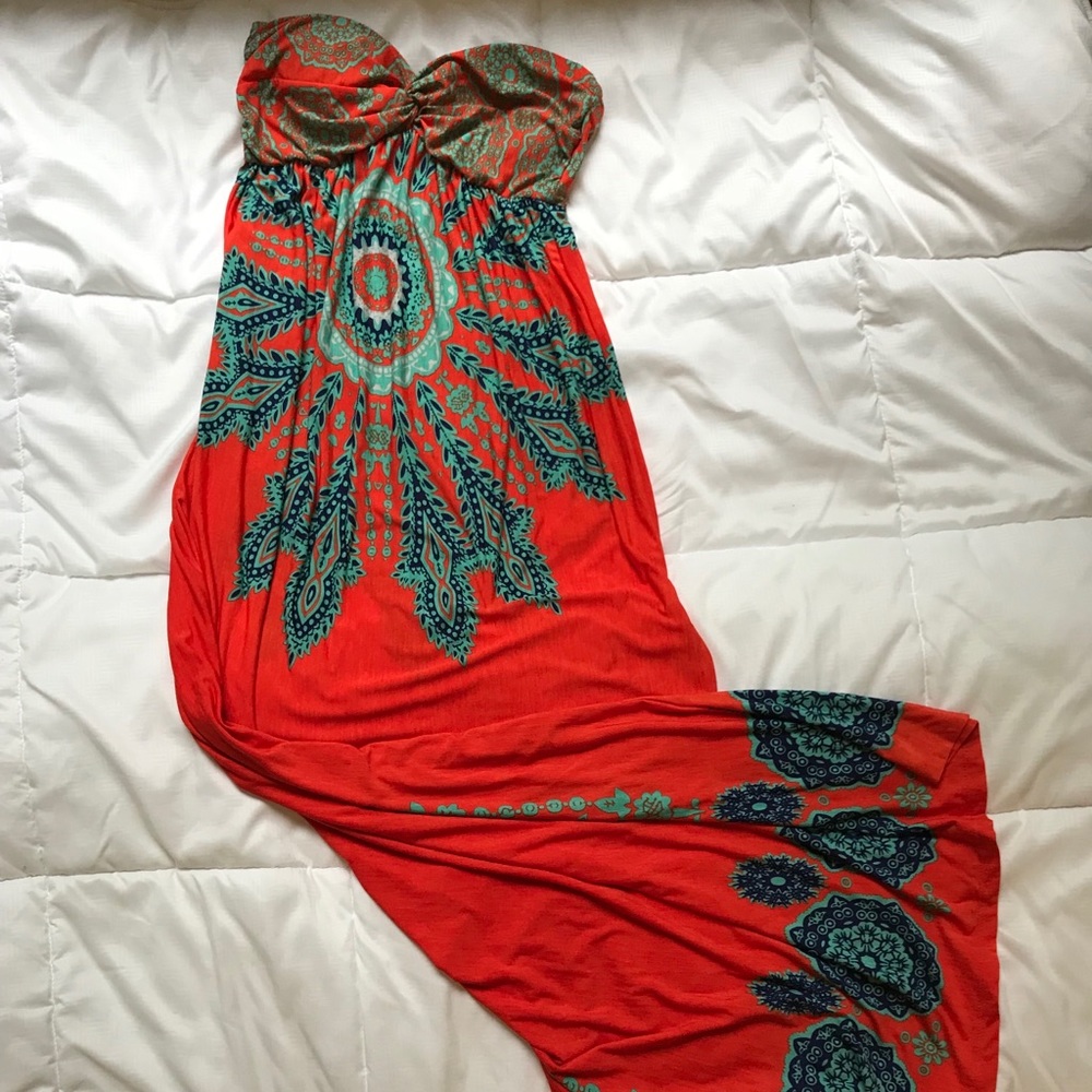 Strapless Padded Maxi - Picture 1 of 5