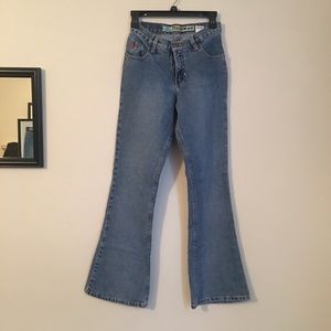 embellished low rise flare MUDD jeans 👖