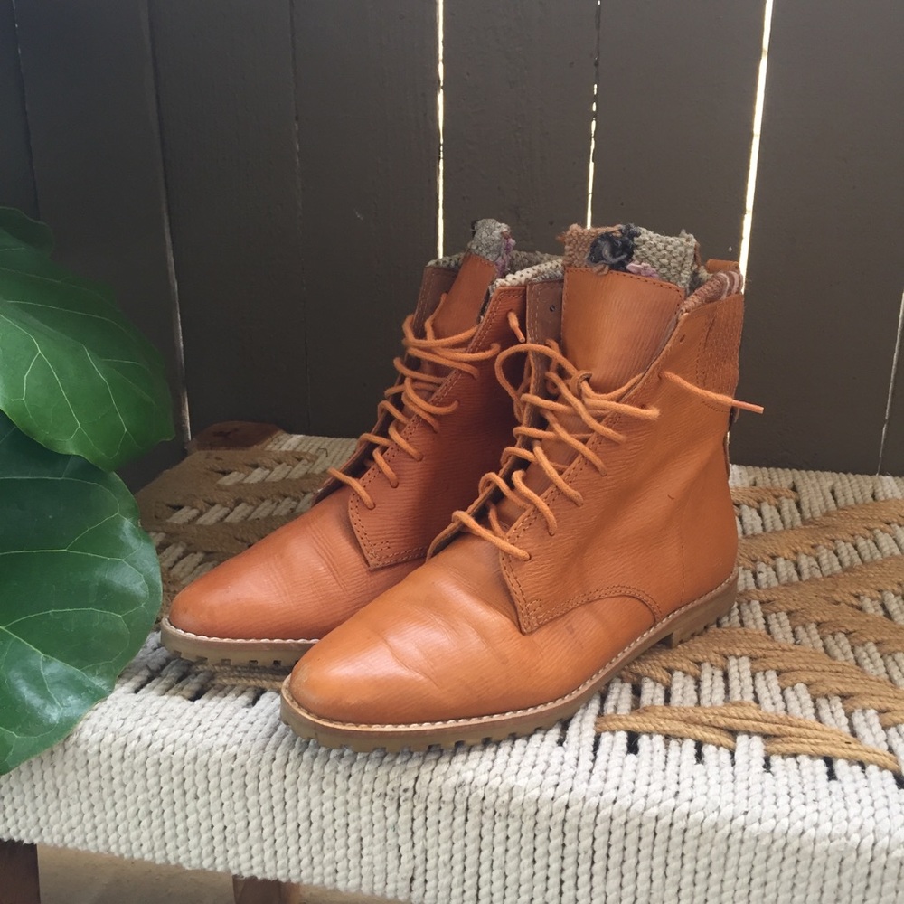 Vintage Genuine Leather Booties