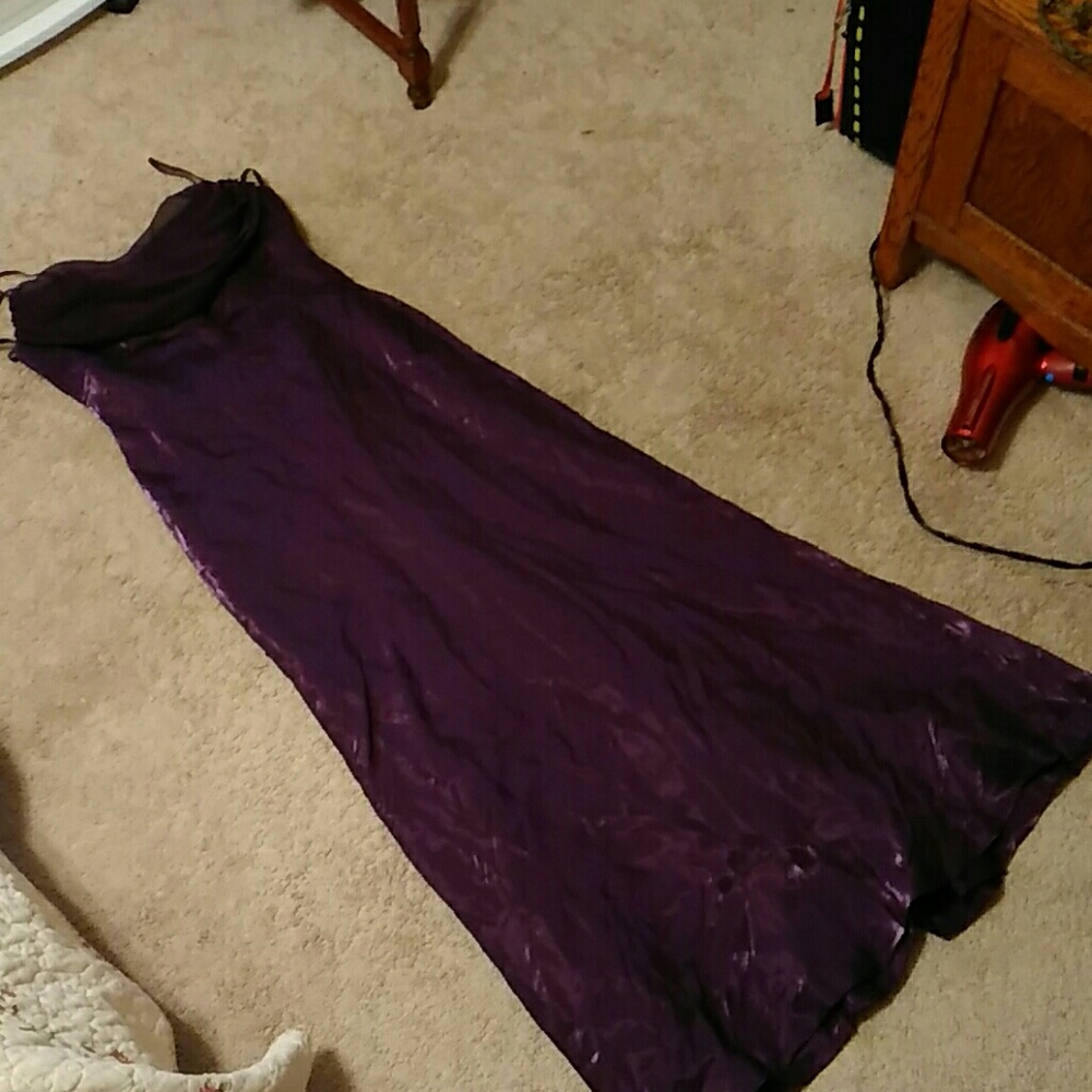 Purple prom dress