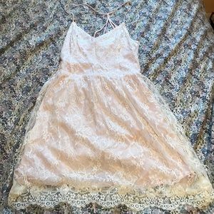 Abercrombie & Fitch Light Pink Dress S:L