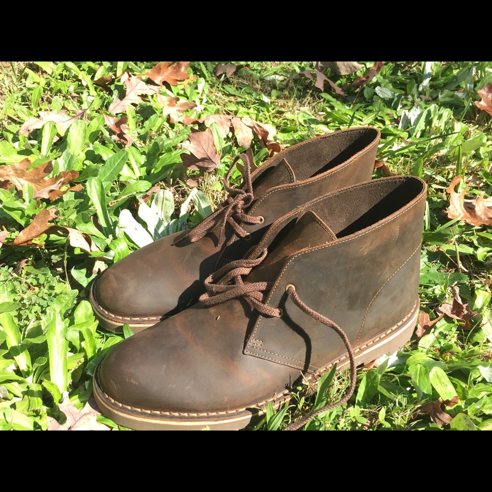 Clarks Desert Boots Sz. 10.5 Beeswax Leather