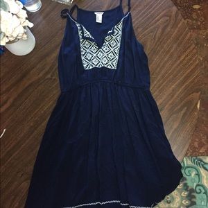 Navy blue sun dress