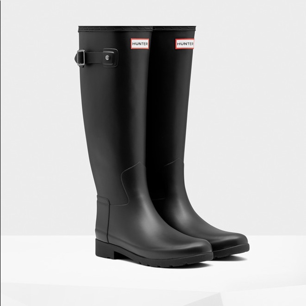 Tall Black Hunter Boots