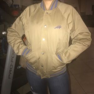 Tan Bomber Jacket