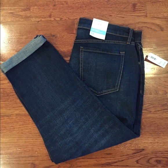 🆕 Old Navy Boyfriend Cropped Jeans - Picture 1 of 4