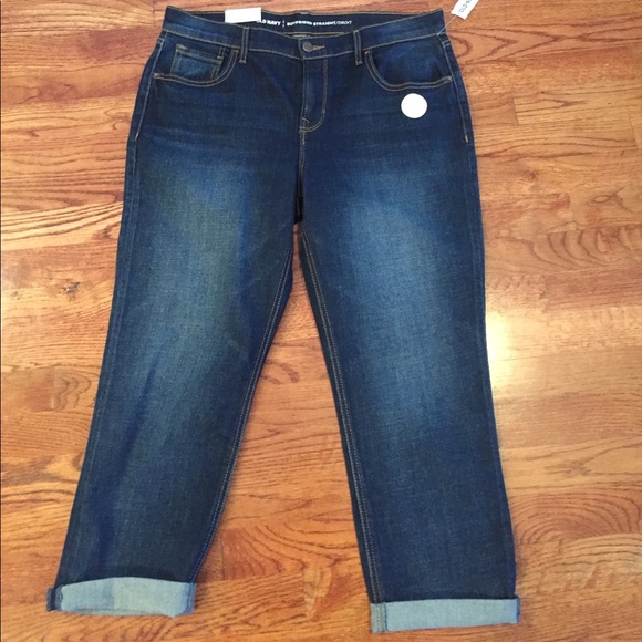 🆕 Old Navy Boyfriend Cropped Jeans - Picture 4 of 4
