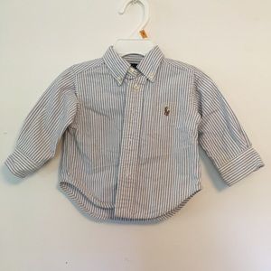 Boys Ralph Lauren button down long sleeve shirt