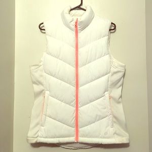Gap white and peach vest