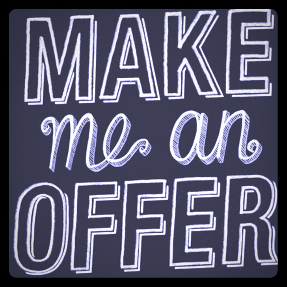 All reasonable offers will be accepted!