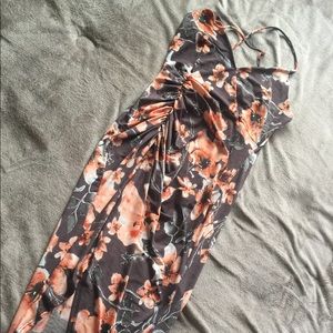 Floral dress.