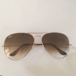 Gold Ray Ban Aviators