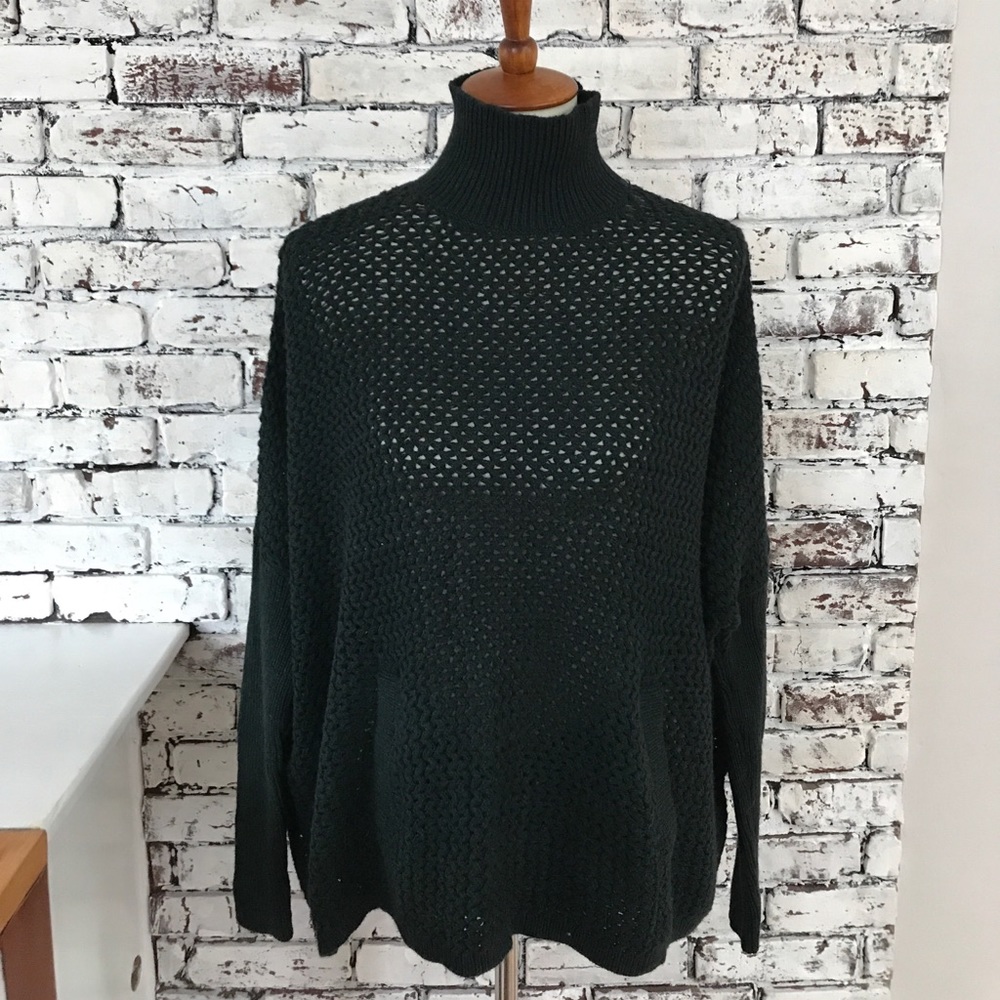 NWT Loft Army Green Batwing Sweater