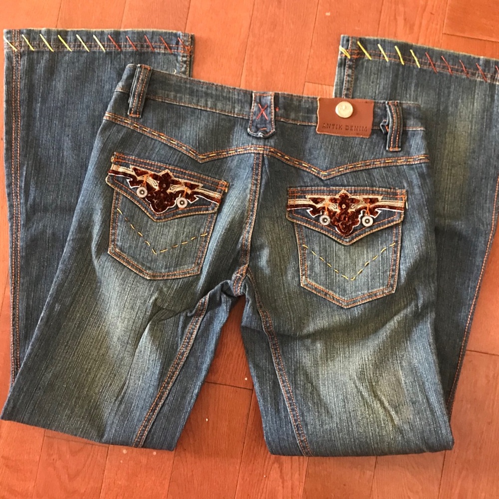 Antik Denim Boot Cut Jeans Size 27 - Picture 3 of 5