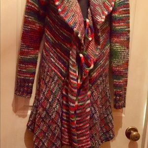 Multi-Colored Young Threads Cardigan