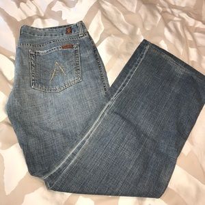 7 For All Mankind lightwash jeans size 32