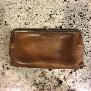 Brown Lauren hobo wallet