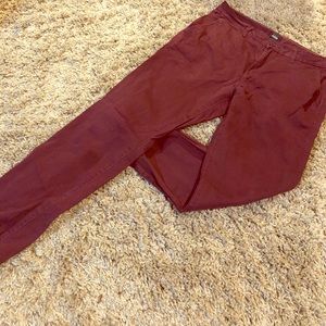 Maroon Khakis By GAP (33/32)