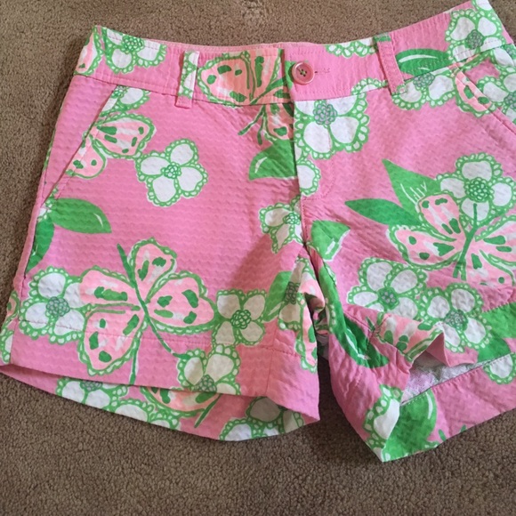 Lilly Pulitzer Callahan Shorts Pretty Pink Tootie - Picture 3 of 12