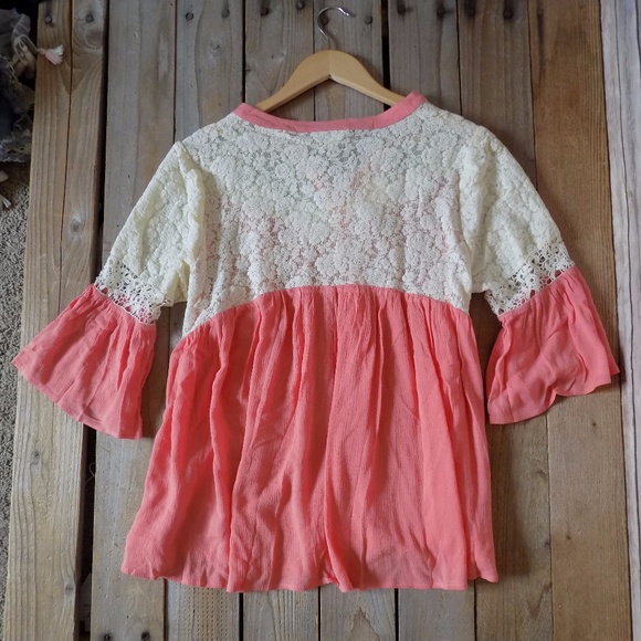 Lace Top Bell Sleeves Umgee - Picture 7 of 8