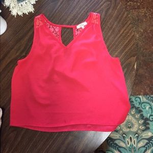 Pink tank top