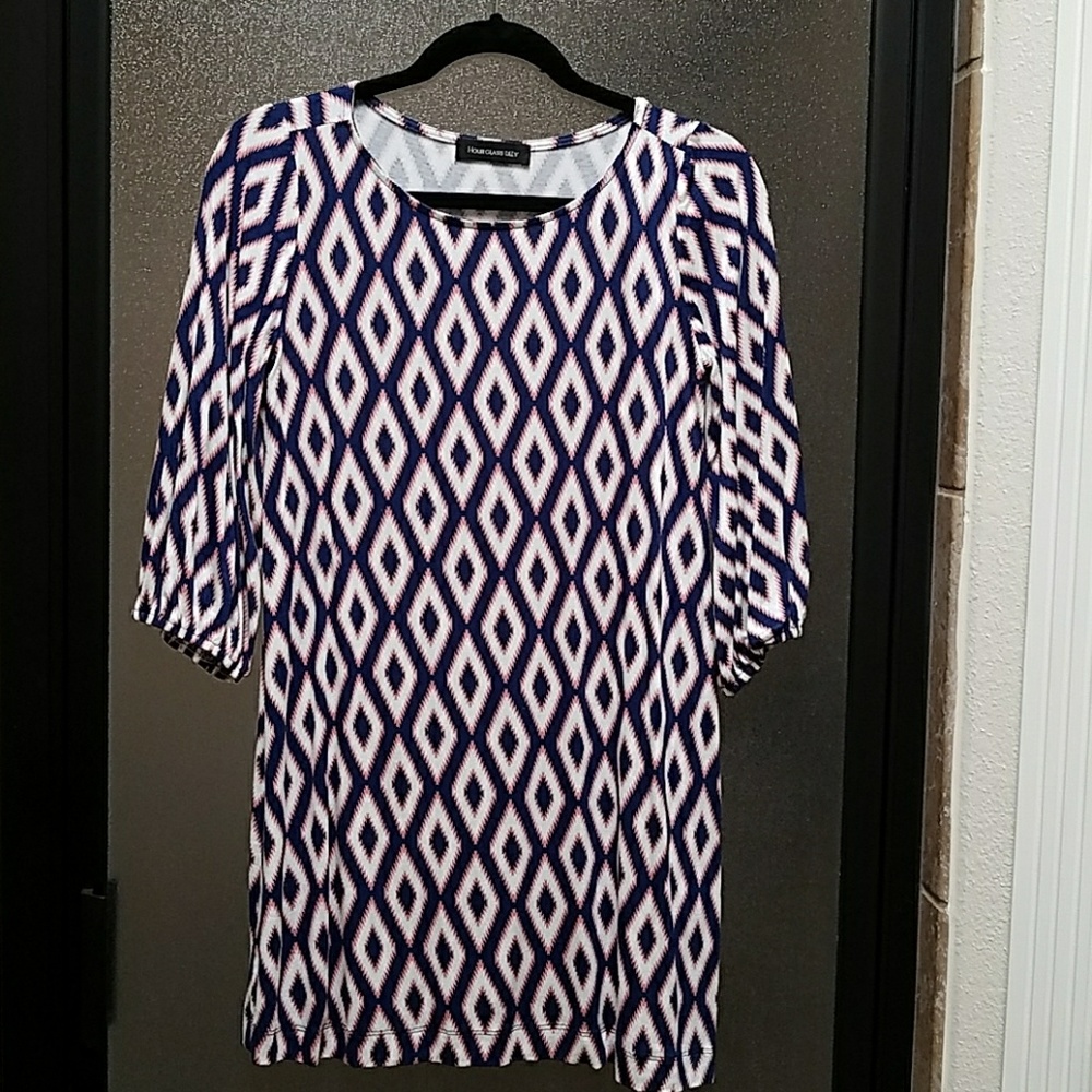 Long sleeve tunic style dress