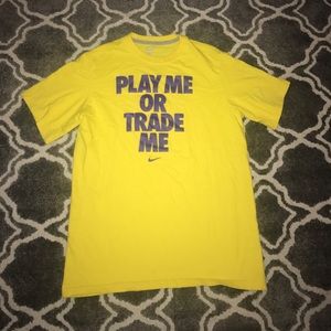 Nike boys XL 'Play me or Trade me' shirt