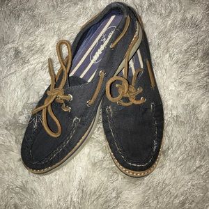 Denim material Sperry Top-Siders