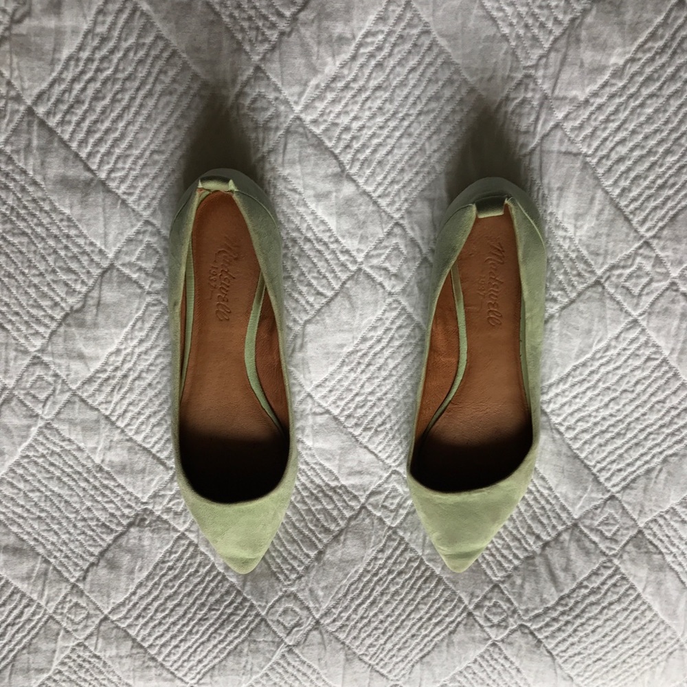 Madewell Tiffany blue flats