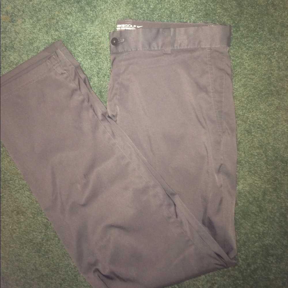 Grey Nike Golf Dri-Fit pants