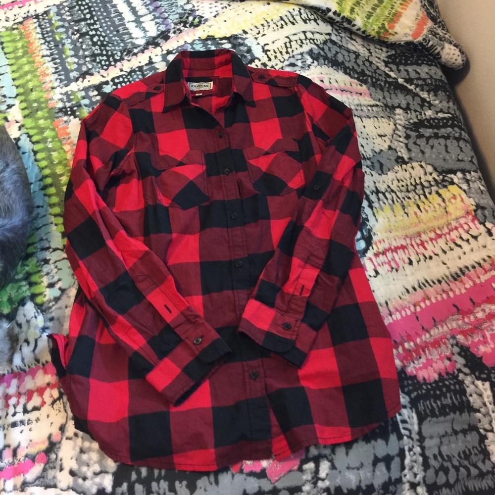 Plaid button up