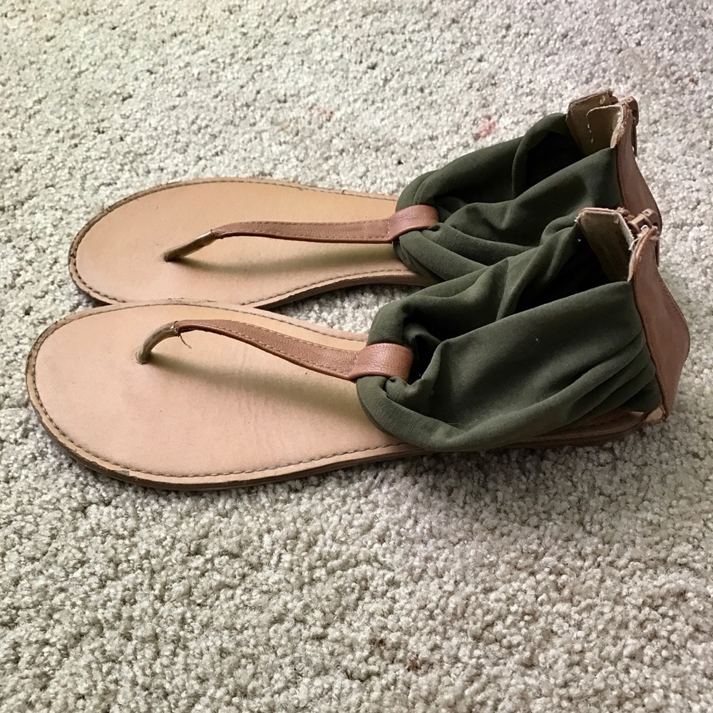 Olive green Sandals