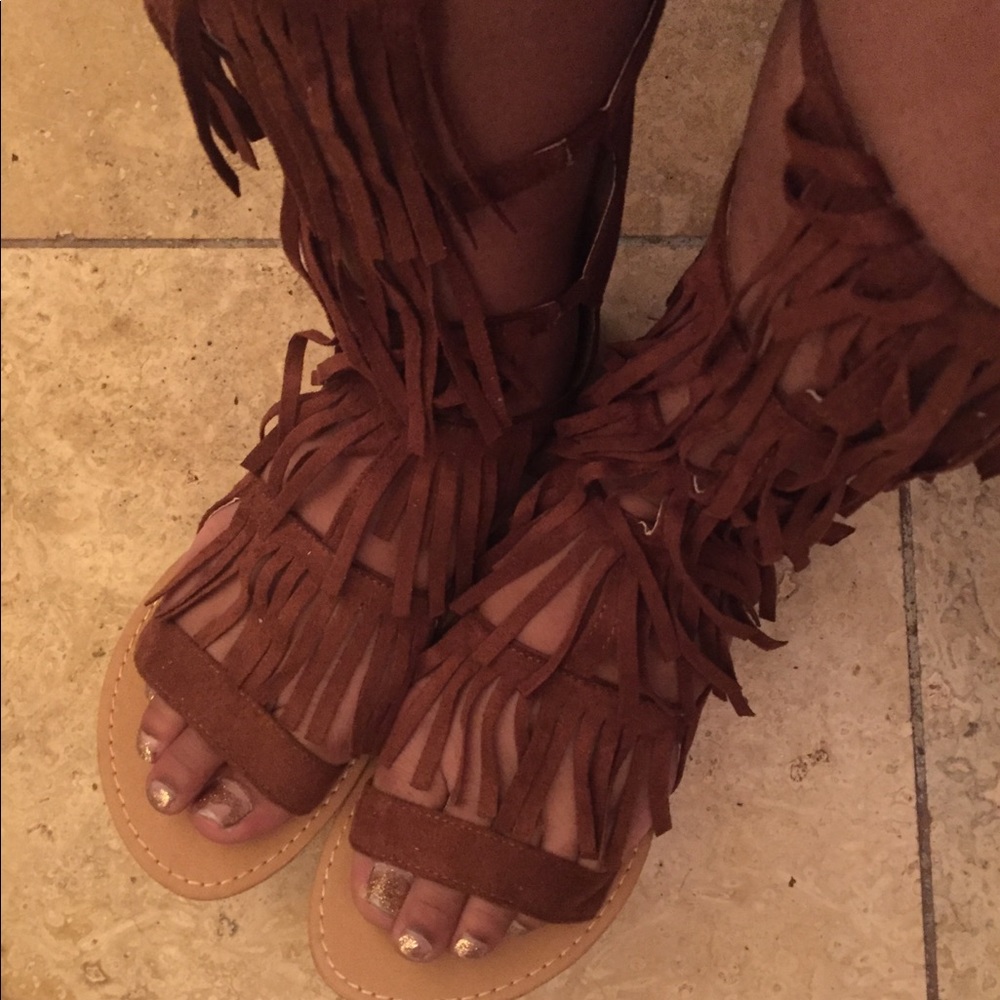 Brown Pocahontas sandals