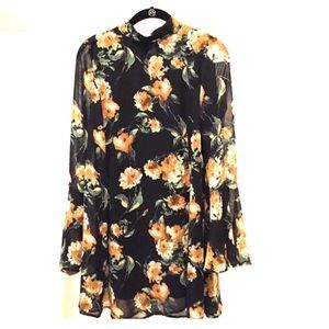 Dee Elle Long Sleeve Floral Dress